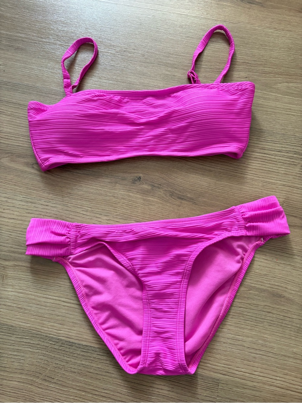 Jessica Simpson hot pink swim size M